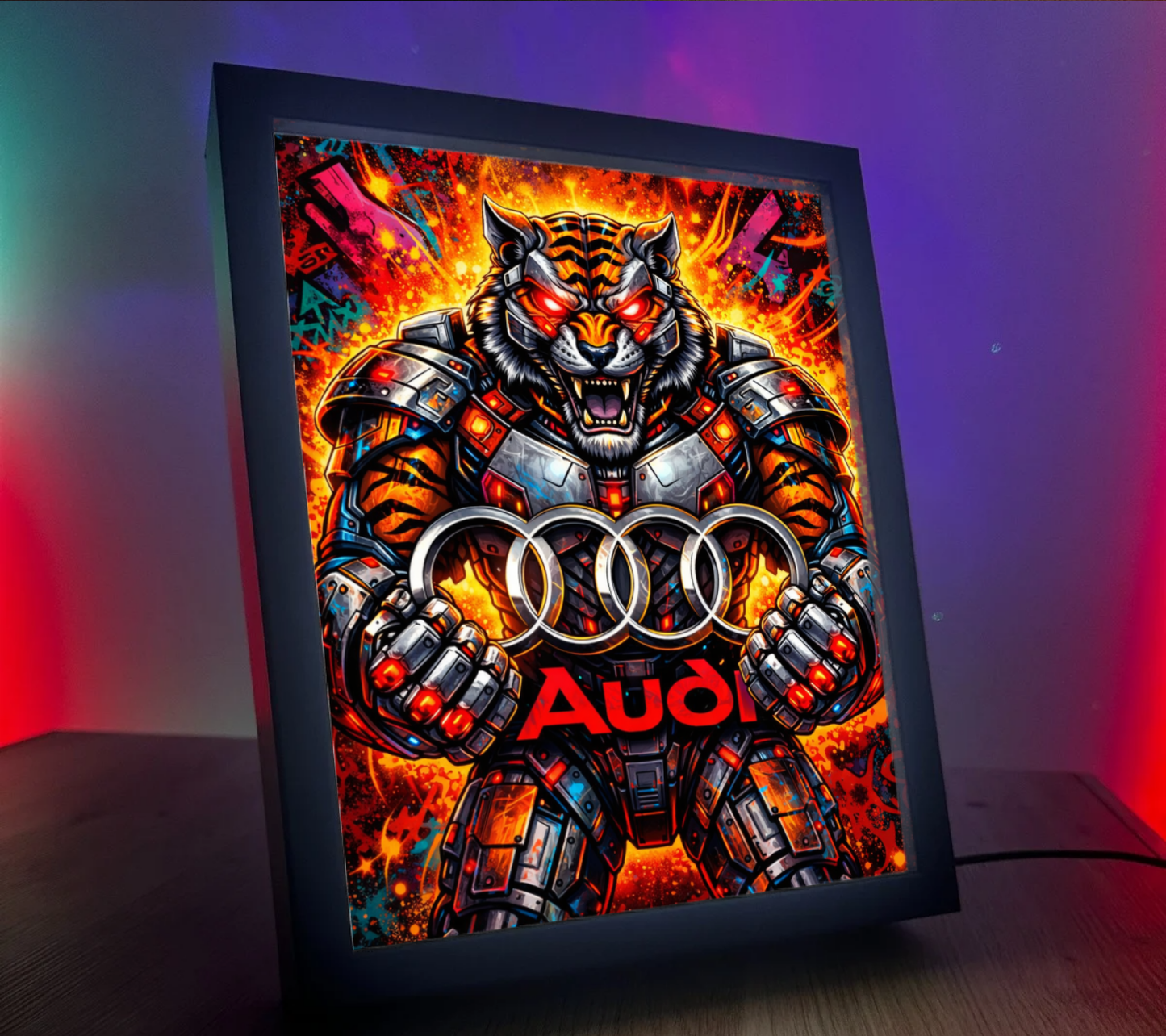 ObrazoLampka Logo Audi 1