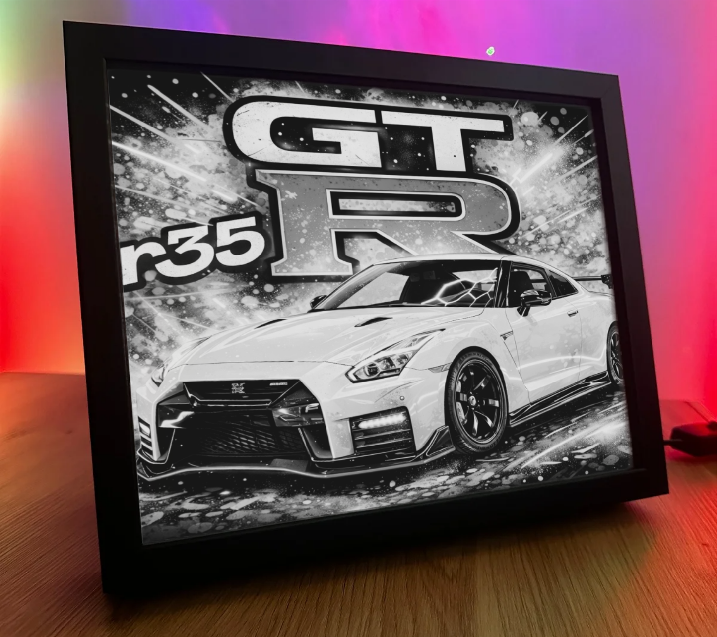ObrazoLampka Nissan GTR 1