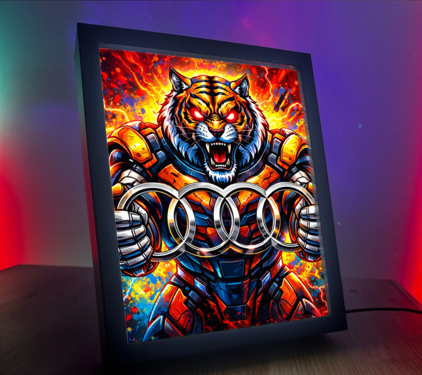 ObrazoLampka Logo Audi 2