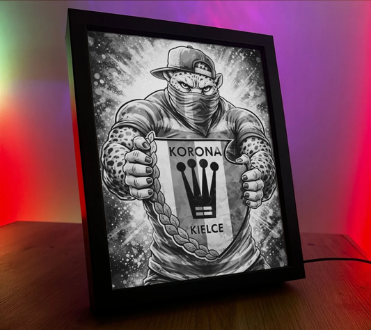 Obrazo Lampka Korona Kielce 1