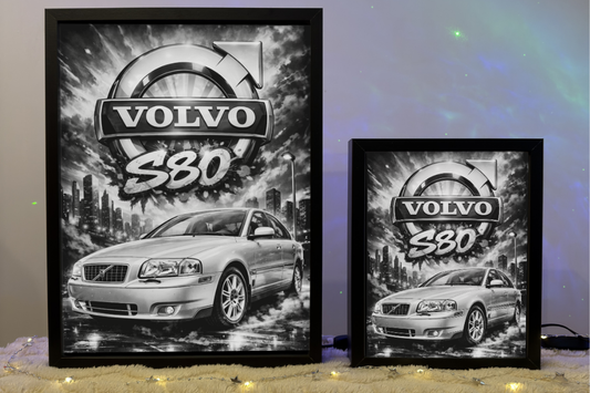 Volvo S80 Srebrne Prezent Lampka Nocna ObrazoLampka 2