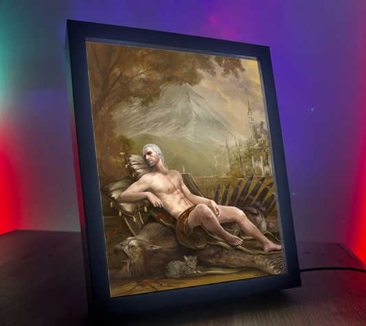 Obrazo Lampka Wiedźmin The Witcher pomysł na prezent 5