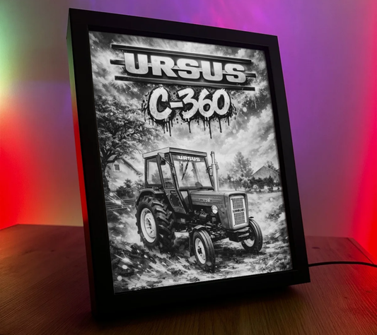 ObrazoLampka Traktor Ursus C360 C-360 z kabiną 5