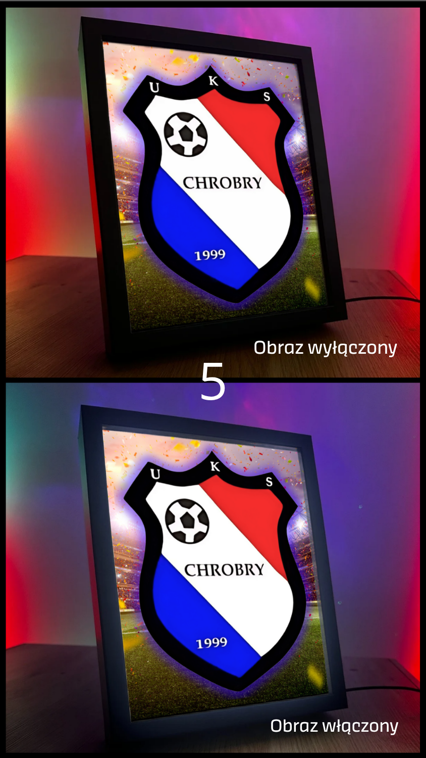 ObrazoLampka Indywidualna UKS Chrobry