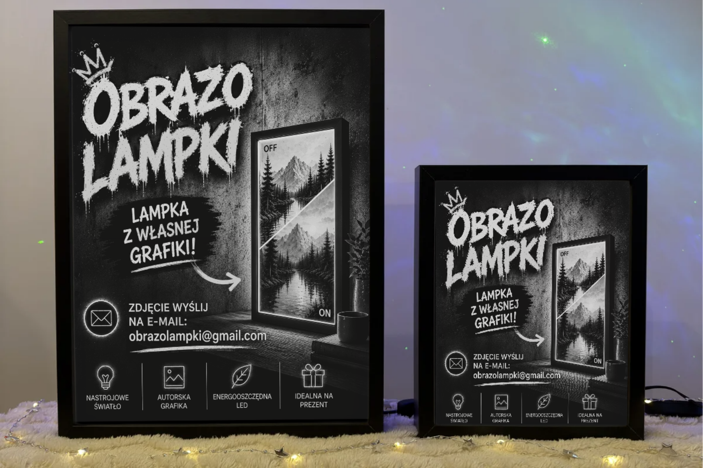 ObrazoLampka LED z własnego zdjęcia – wyjątkowy prezent z efektem WOW