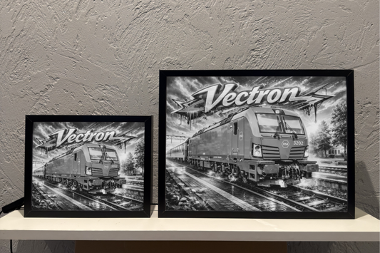 ObrazoLampka Prezent Lokomotywa Pociąg Vectron Siemens 1