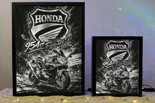 ObrazoLampka Lampka Nocna Prezent Honda CBR 954rr FireBlade czerwona