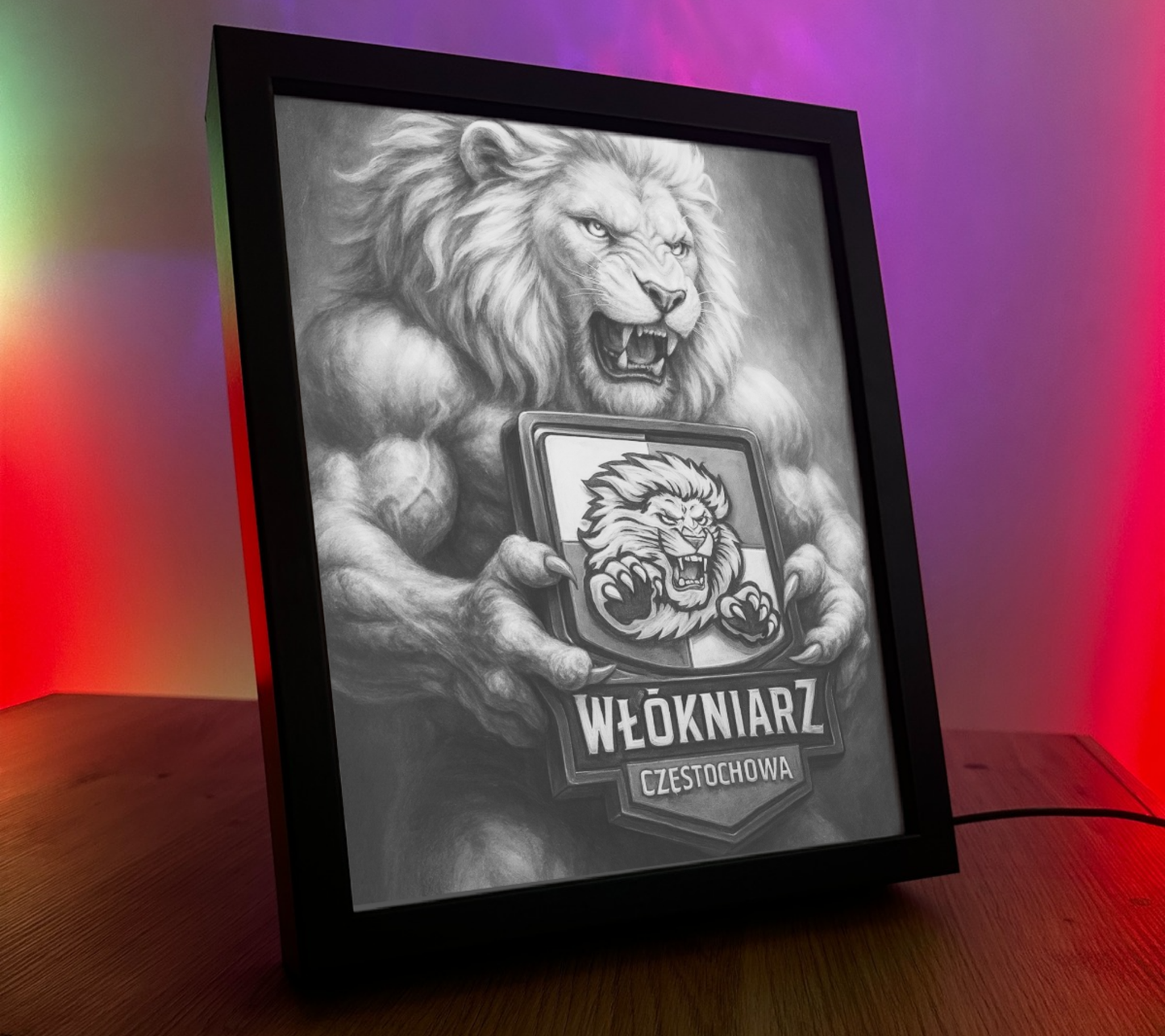 Obrazo Lampka Włókniarz Częstochowa 2