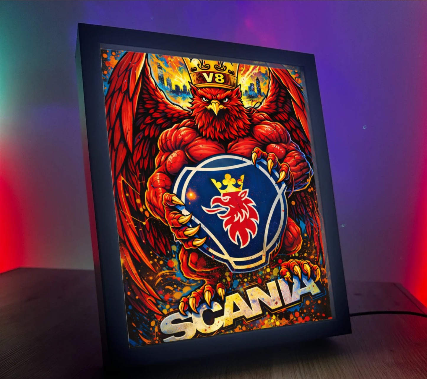 ObrazoLampka Logo Scania 1