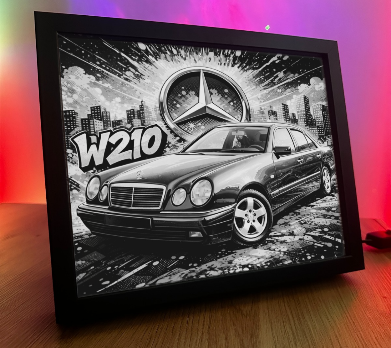 ObrazoLampka Mercedes W210 Zielony 1