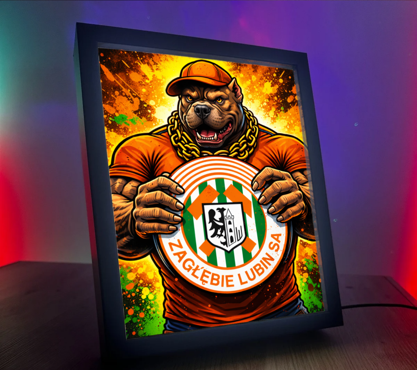 Obrazo Lampka Zagłębie Lubin 6