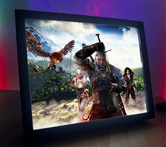 Obrazo Lampka Wiedźmin The Witcher pomysł na prezent 3