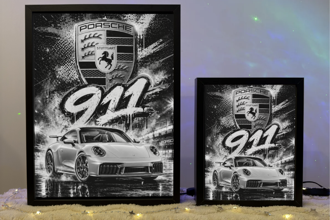 Porsche 911 Obrazo Lampka Nocna Na Prezent 2