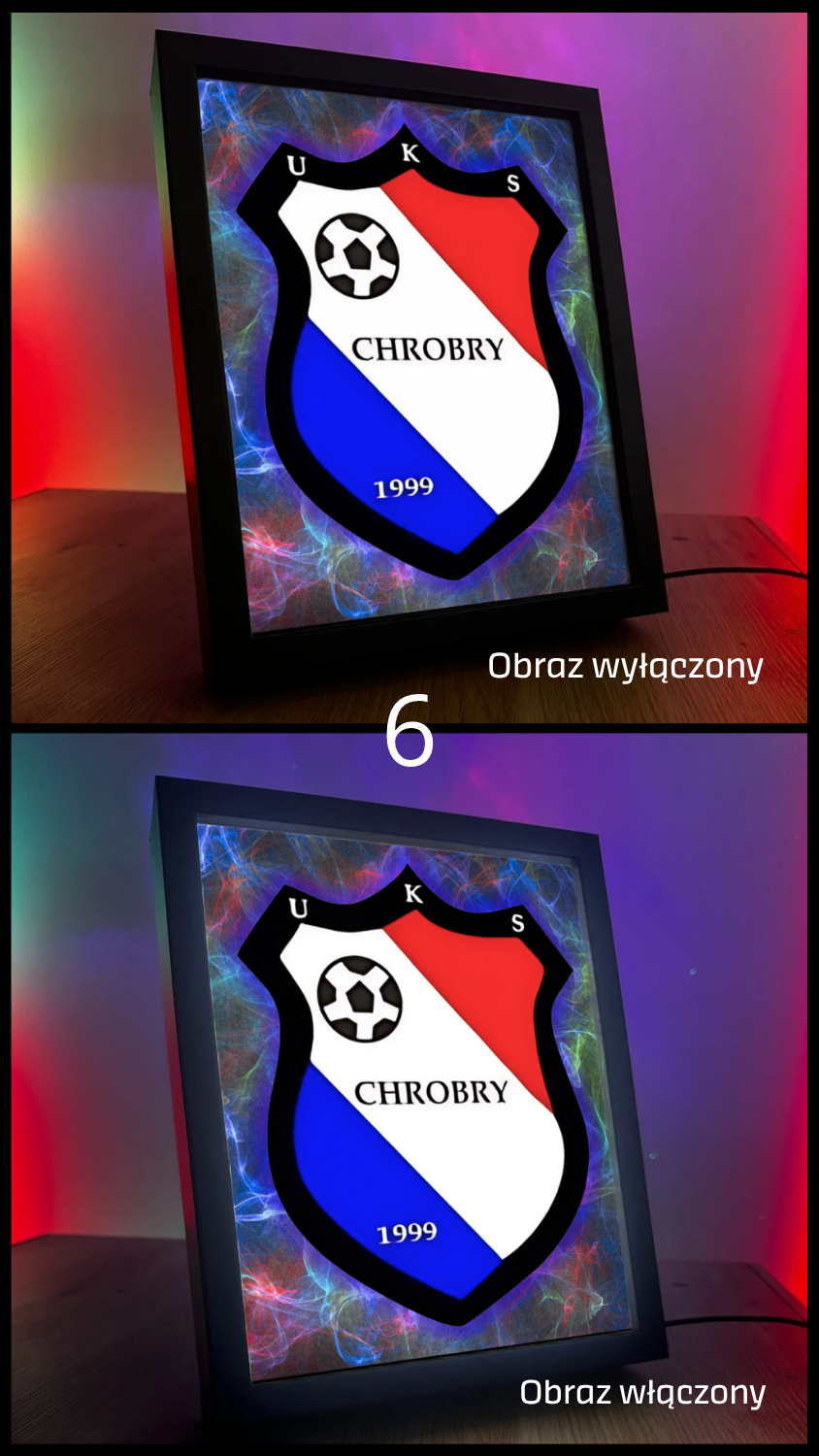 ObrazoLampka Indywidualna UKS Chrobry