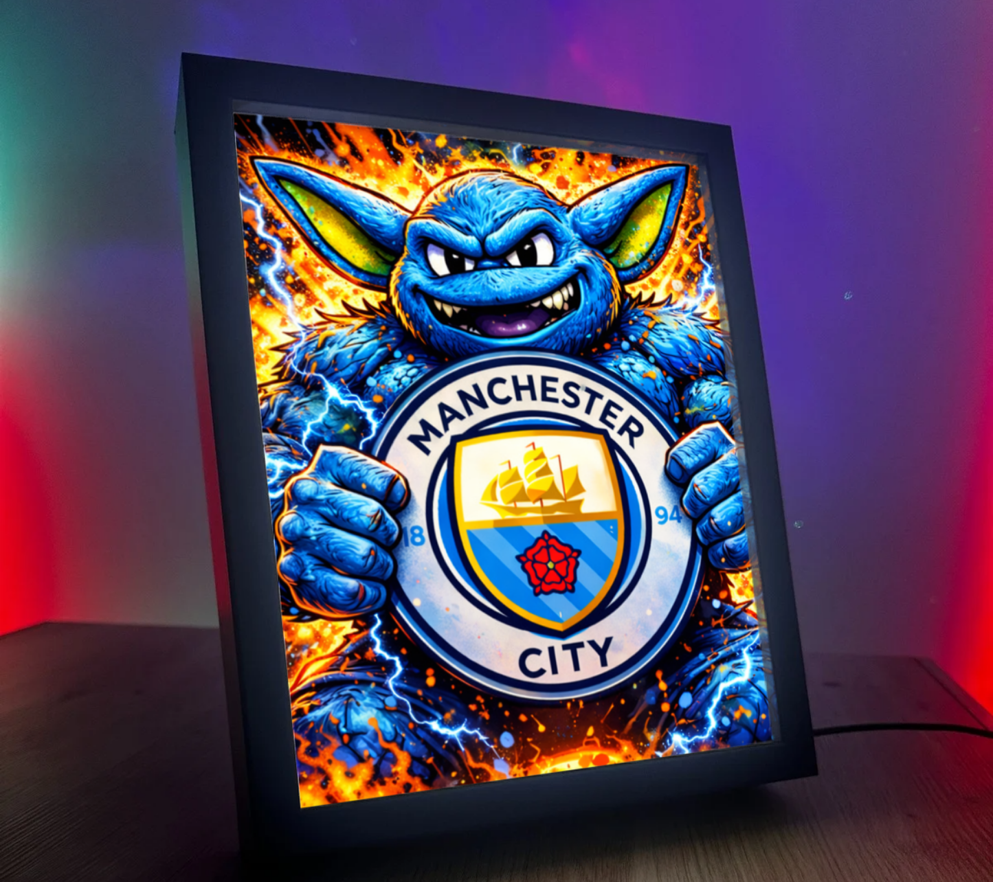 Obrazo Lampka Manchester City 3