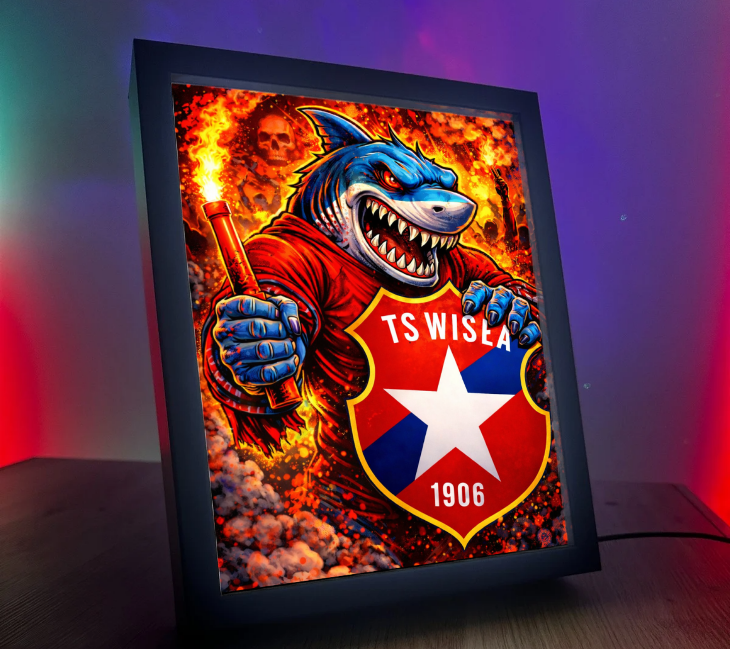 Obrazo Lampka Wisła Kraków 5