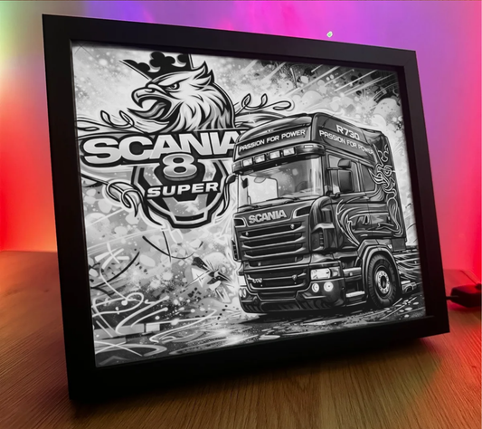 ObrazoLampka Scania V8 2