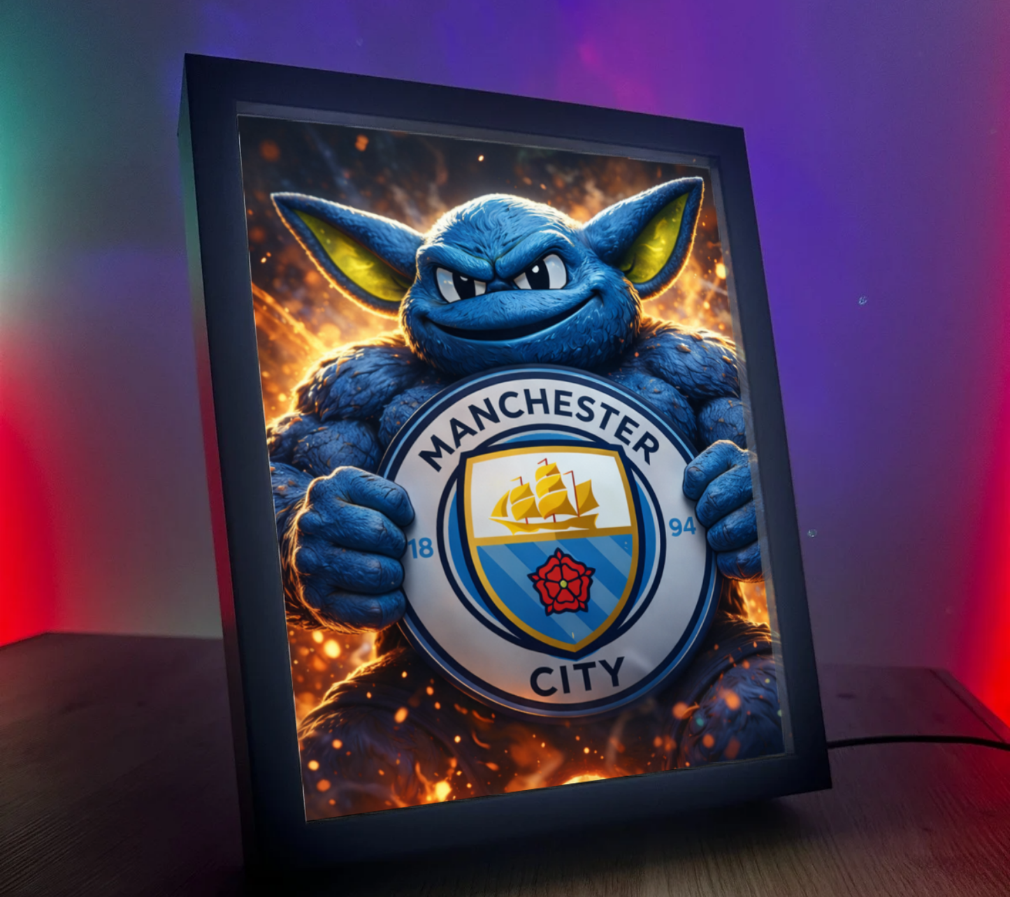 Obrazo Lampka Manchester City 1