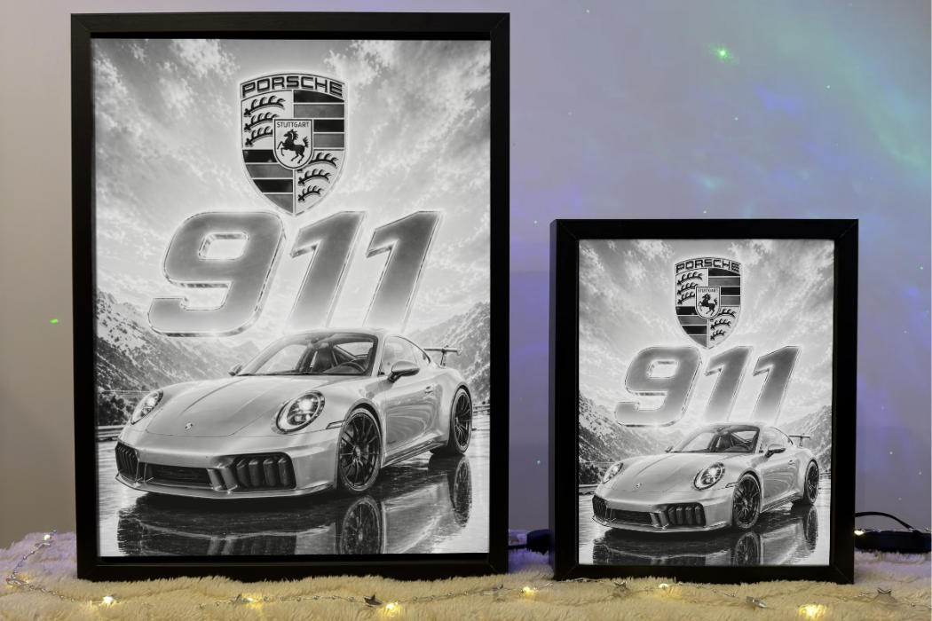 Porsche 911 Obrazo Lampka Nocna Na Prezent 1