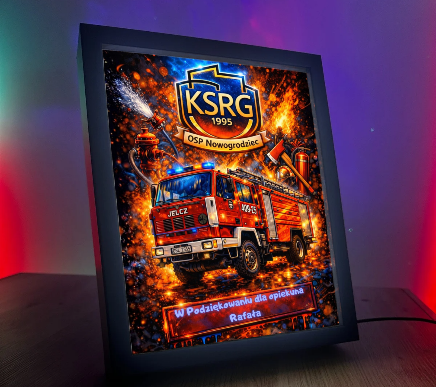 ObrazoLampka OSP Nowogrodziec Jelcz 1