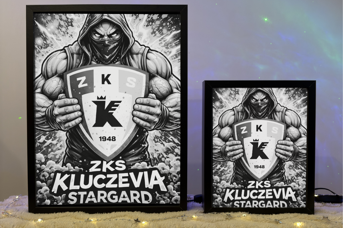 ObrazoLampka Prezent dla Kibica ZKS Kluczewia Stargard 1