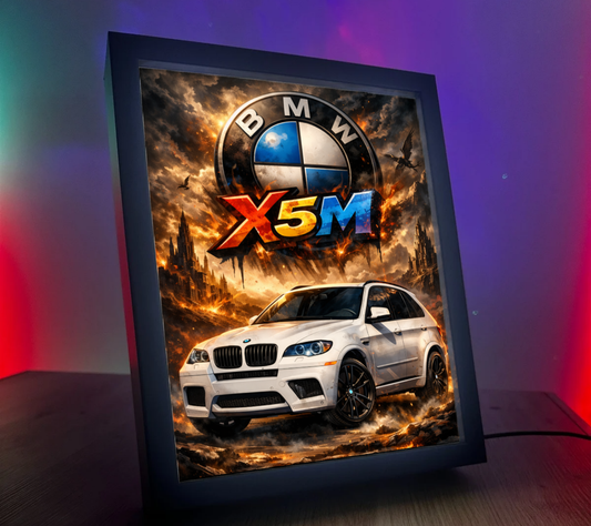ObrazoLampka BMW X5M Biała 1