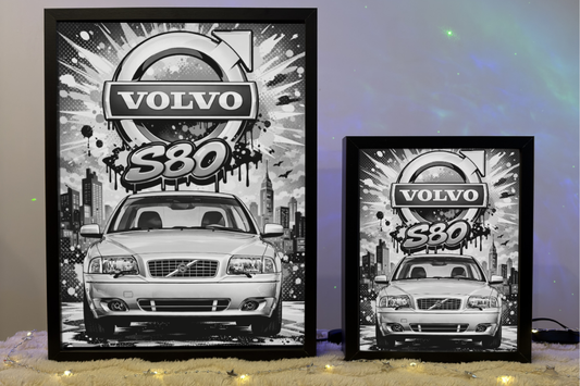 Volvo S80 Srebrne Prezent Lampka Nocna ObrazoLampka 3