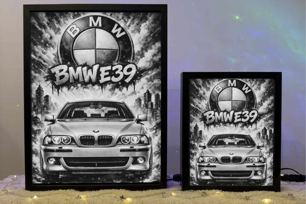 BMW E39 Srebrne Prezent Lampka Nocna ObrazoLampka 3