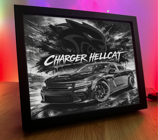 ObrazoLampka Dodge Charger HellCat 2
