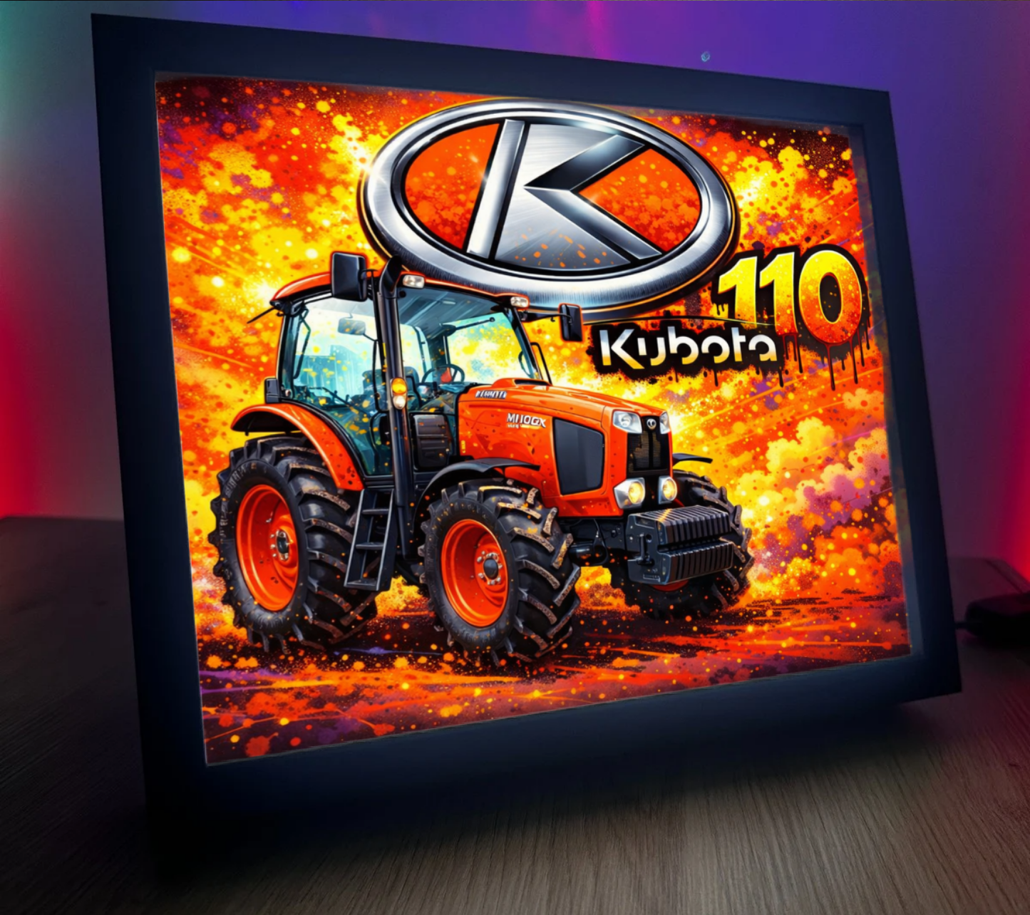 ObrazoLampka Traktor Kubota 100 1
