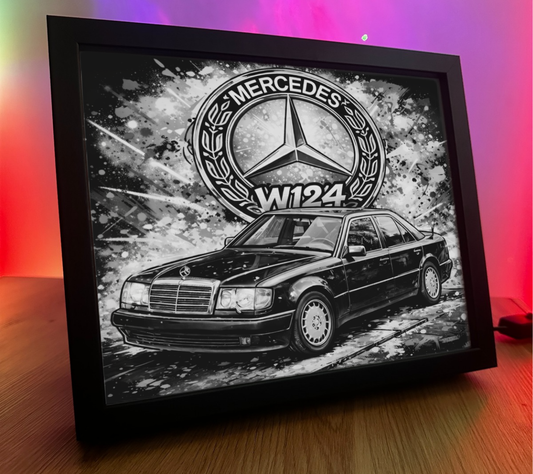 ObrazoLampka Mercedes W124 Czarny 2