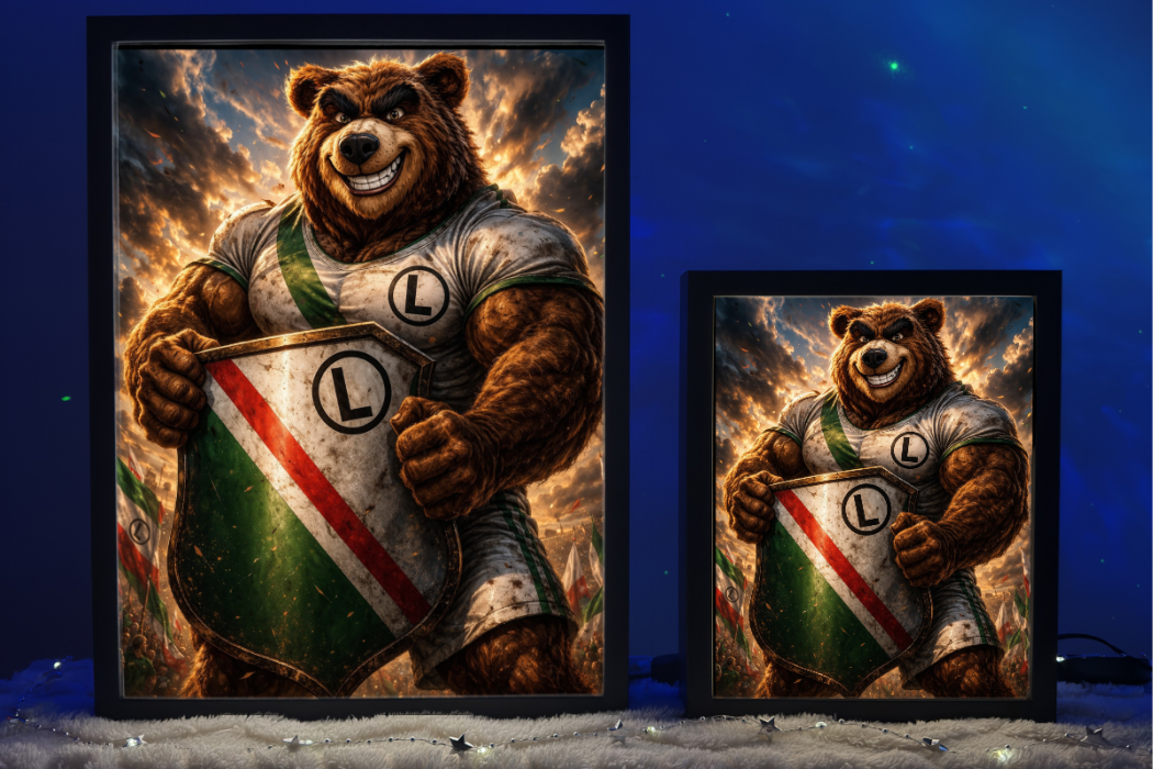 Obrazo Lampka Legia Warszawa 9