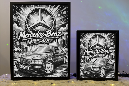 Mercedes W124 500e Prezent Lampka Nocna ObrazoLampka 1