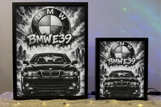 BMW E39 Czarne Prezent Lampka Nocna ObrazoLampka 3