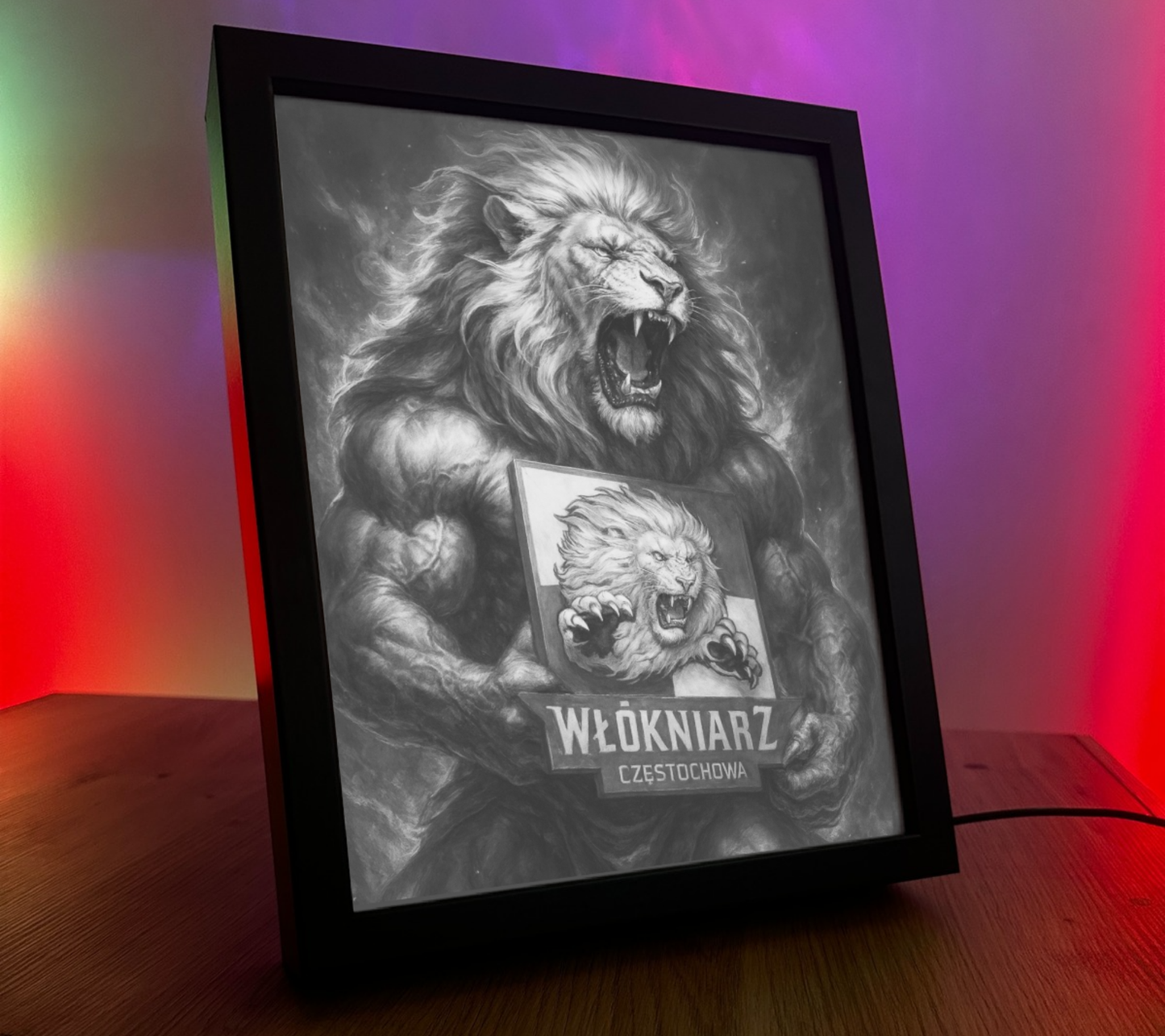 Obrazo Lampka Włókniarz Częstochowa 1