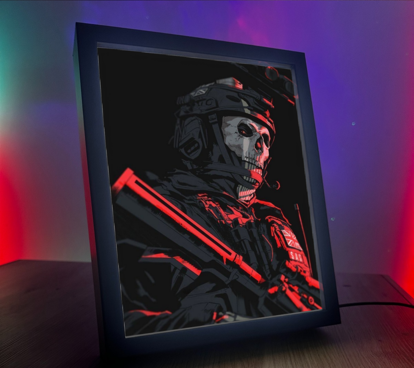 Obrazo-lampka Call of Duty Modern Warfare Ghost 3