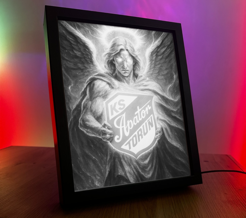 Obrazo Lampka Apator Toruń Anioł 3