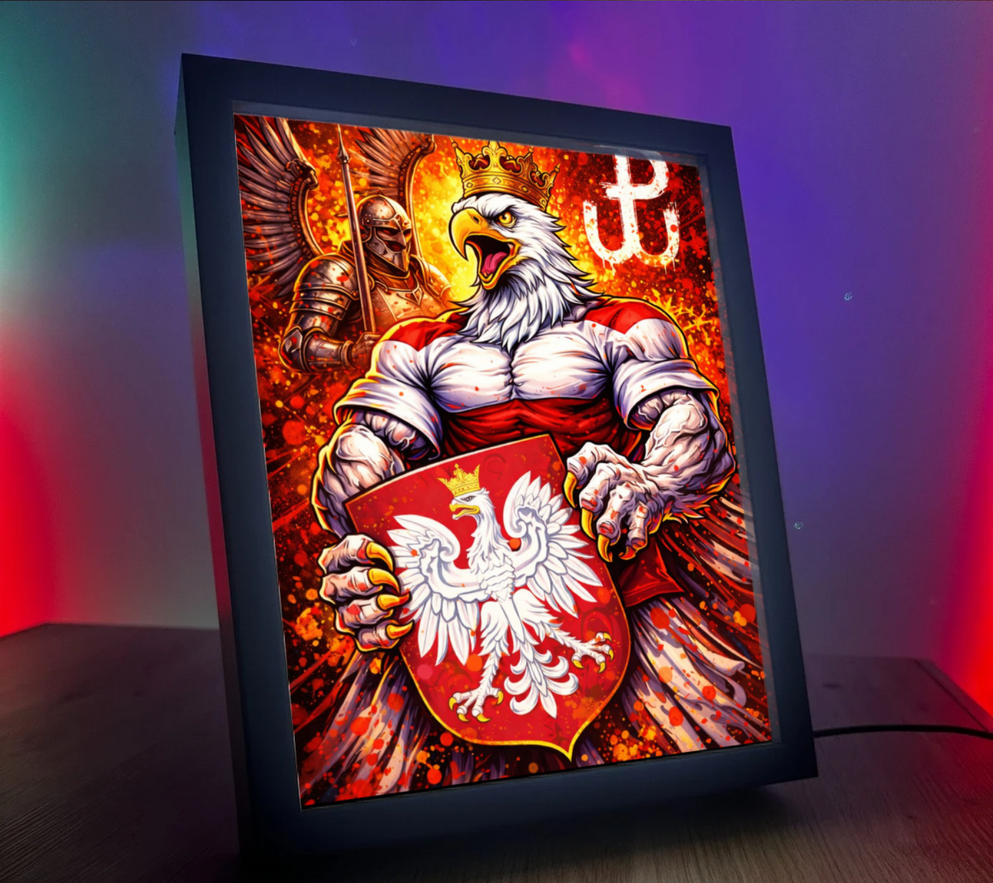 ObrazoLampka Polska Orzeł 3