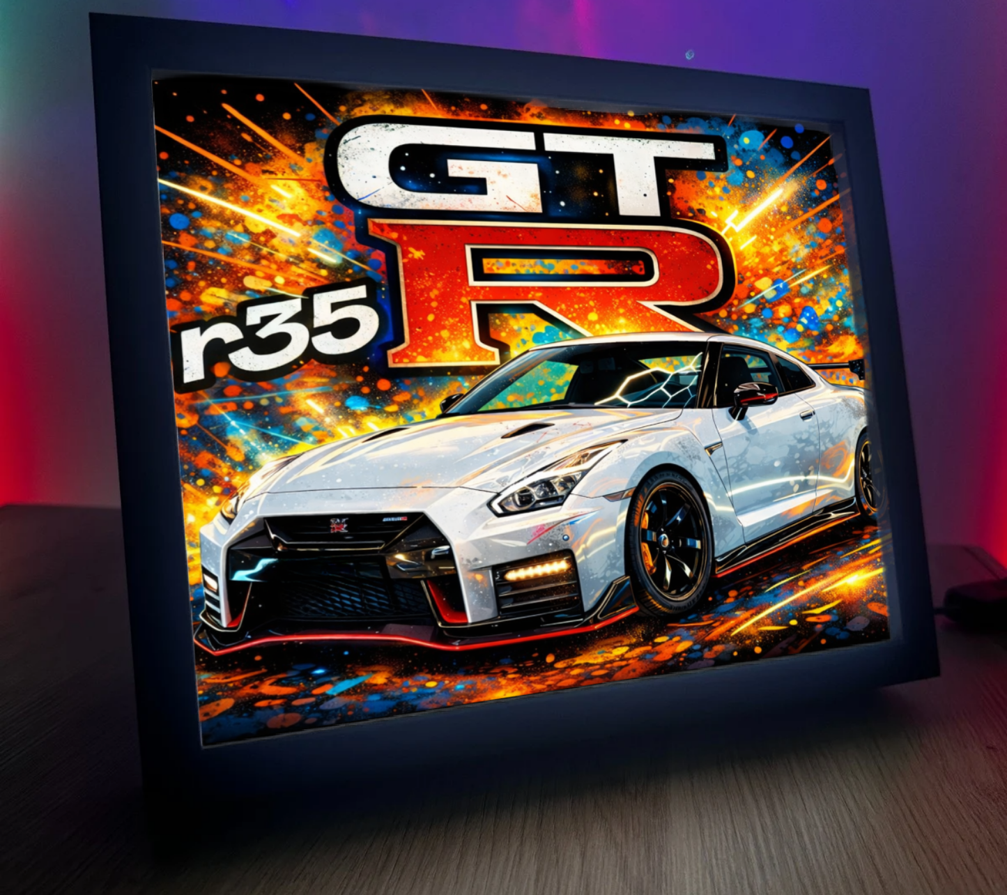 ObrazoLampka Nissan GTR 1