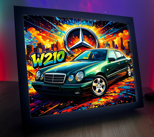 ObrazoLampka Mercedes W210 Zielony 1