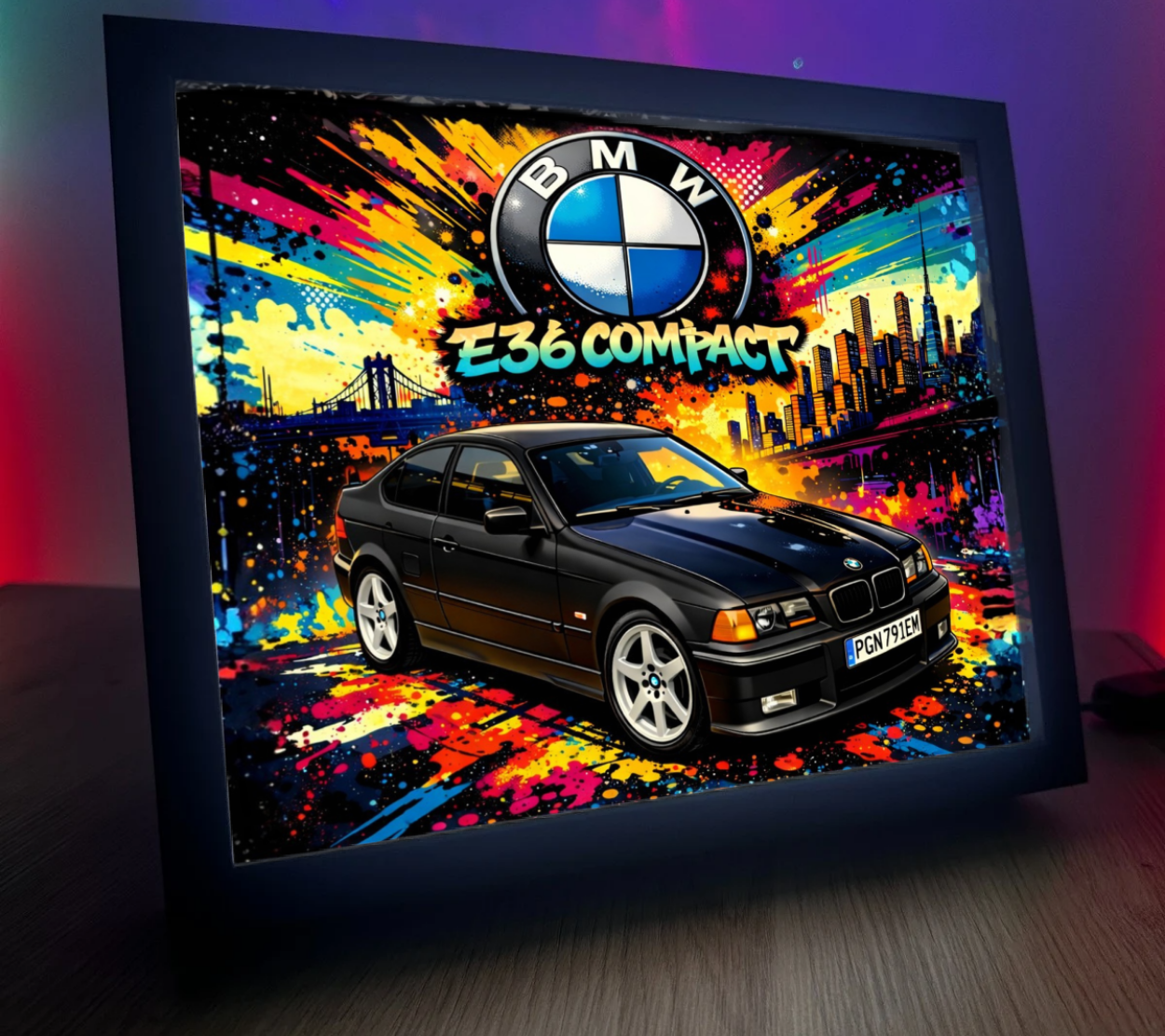 ObrazoLampka BMW E36 COMPACT 1 Indywidualna Zapytanie 23