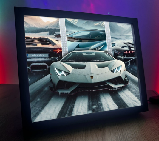 Obrazo lampka Labmorghini 2