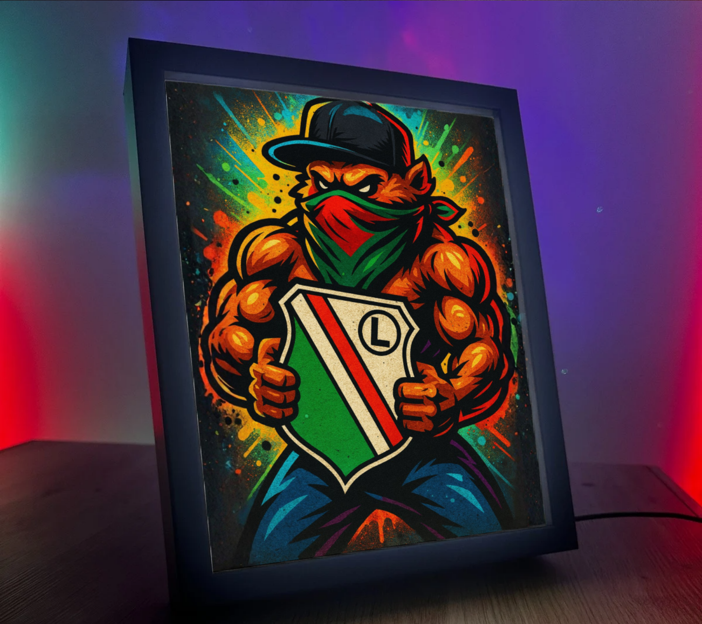 Obrazo Lampka Legia Warszawa 1