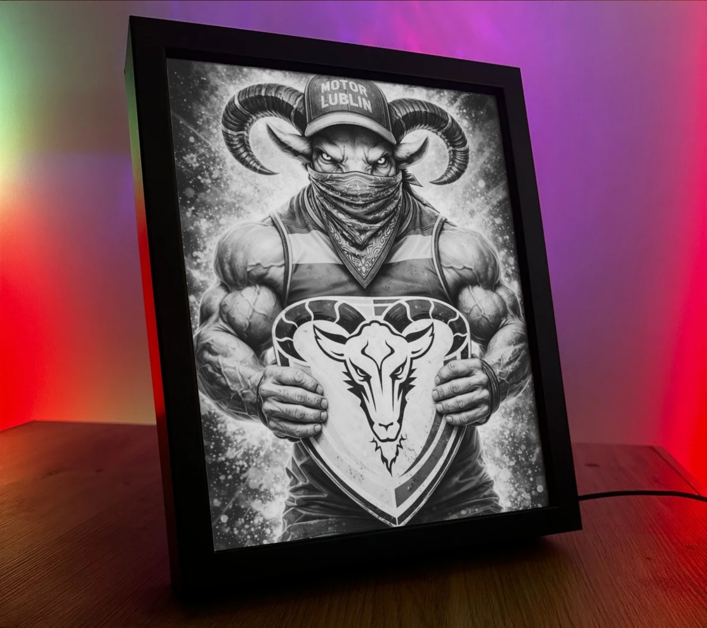 Obrazo Lampka Motor Lublin Żużel 3