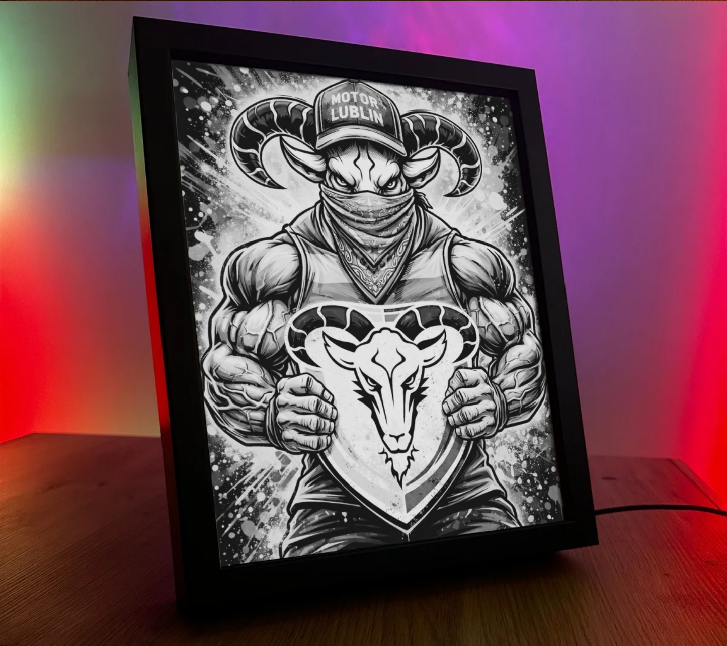 Obrazo Lampka Motor Lublin Żużel 1