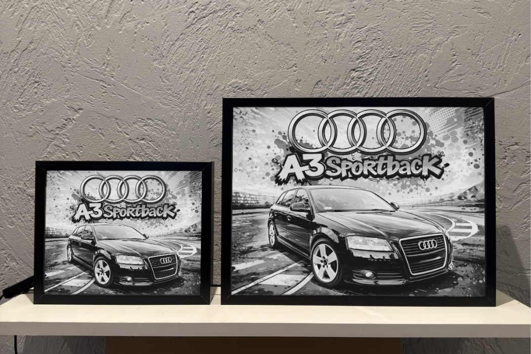 ObrazoLampka Prezent Lampka Nocna Audi A3 Sportback 2