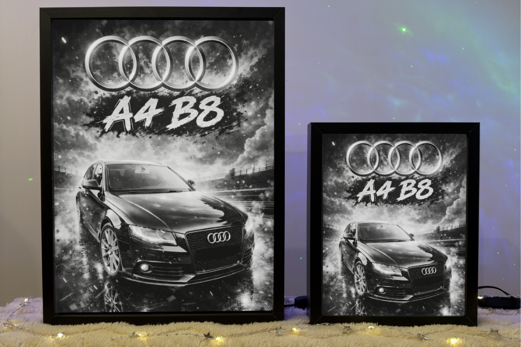 ObrazoLampka Prezent Lampka Nocna Audi A4 B8 4