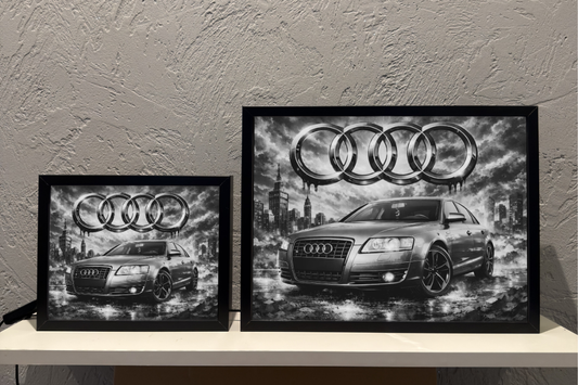 ObrazoLampka Prezent Lampka Nocna Audi A6 C6 grafit 1