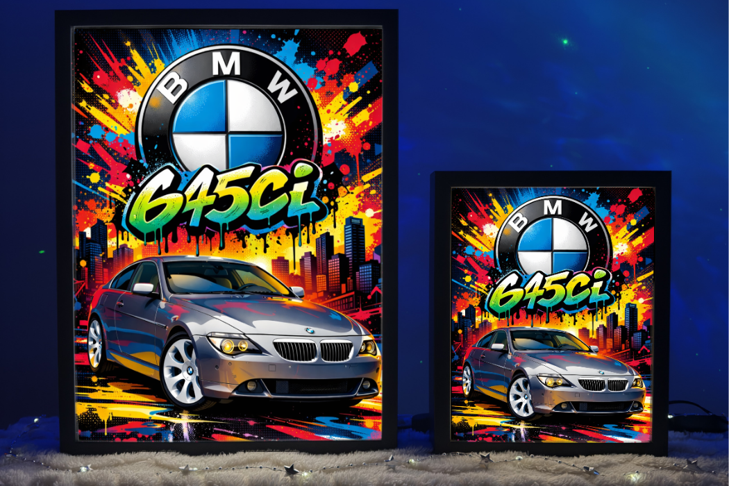 BMW 645ci Prezent Lampka Nocna ObrazoLampka Siwy 3