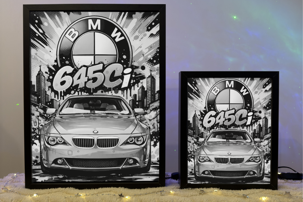 BMW 645ci Prezent Lampka Nocna ObrazoLampka Siwy 1